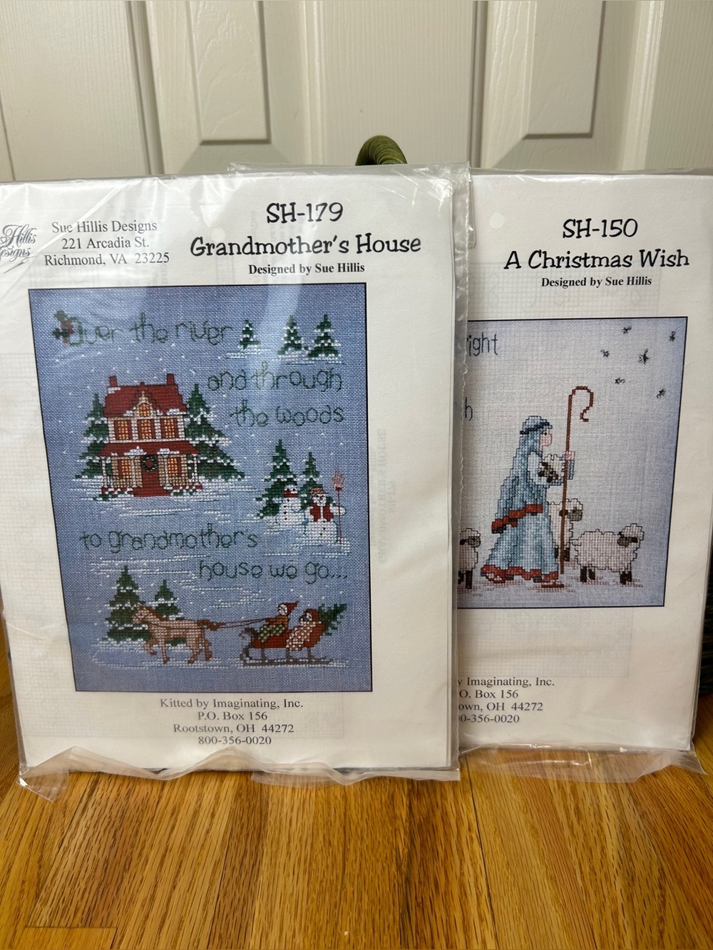 Vintage Sue Hillis Designs Unopened Counted Cross Stitch Kit Bundle